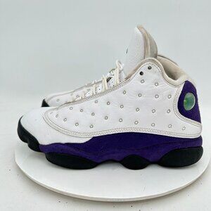 Nike Air Jordan 13 XIII Retro Lakers Men Size 8 414571-105 Blue White Shoes